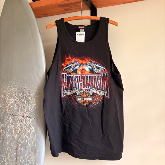 Vintage HARLEY DAVIDSON tank top XL daytona beach florida - Picture 1 of 4